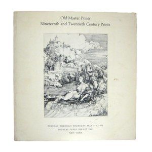 Sotheby Parke Auction Catalog May 1975 Old Master Prints 19th 20th Century 3755